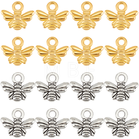 200Pcs 2 Styles Alloy Charms FIND-SC0013-98-1