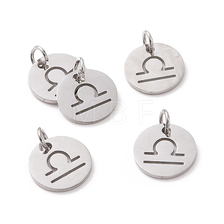 Non-Tarnish 304 Stainless Steel Charms STAS-Q201-T445-7S-1