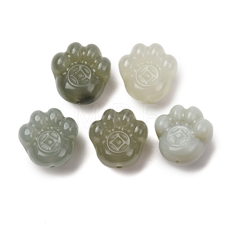 Natural Nephrite Jade Carved Beads G-Z155-10-1
