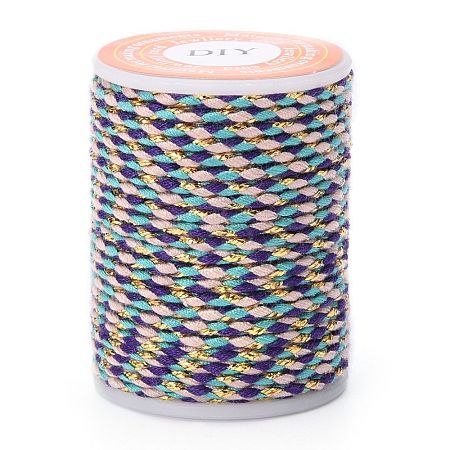 4-Ply Polycotton Cord with Metallic Thread OCOR-Z003-D35-1