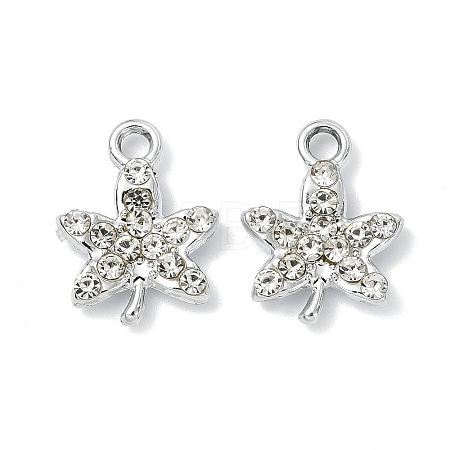 Alloy Crystal Rhinestone Pendants ALRI-T012-04C-P-1