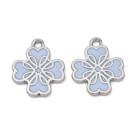 Alloy Enamel Pendants ENAM-G235-06P-02-1
