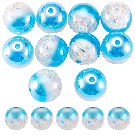 10Pcs Resin Beads PACR-TA0001-33A-1