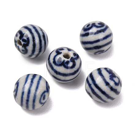 Handmade Porcelain Beads PORC-G018-02B-1