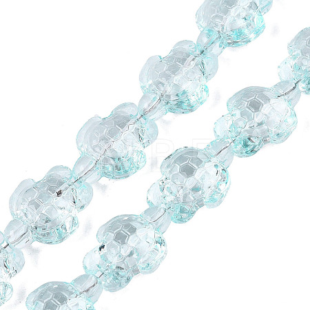Transparent Glass Beads Strands DGLA-N021-02A-02-1