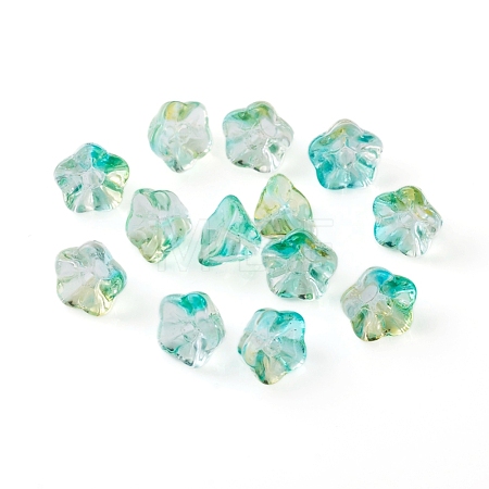 Electroplate Glass Beads EGLA-I012-B04-1
