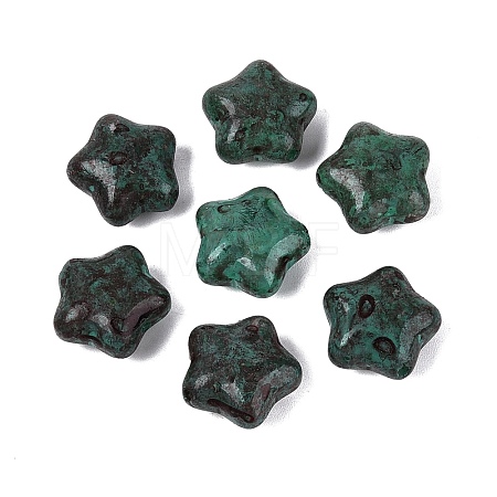 Picasso Opaque Glass Beads SEED-N012-08L-1