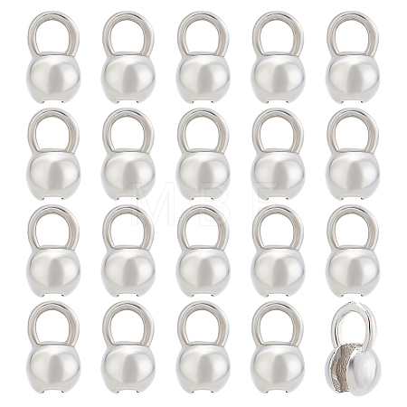 20Pcs Brass Bead Tips KK-BC0013-26-1