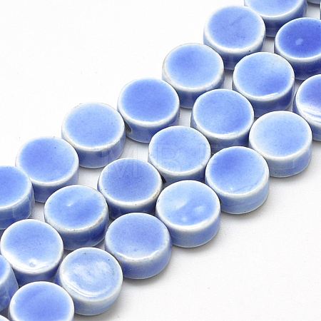 Handmade Porcelain Beads PORC-S496-B12-8mm-1