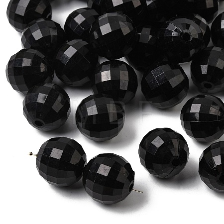 Colorful Acrylic Beads PAB1550Y-6-1
