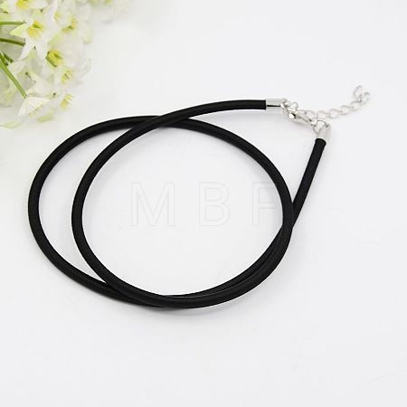 Silk Cord Necklaces Making NFS005-20-1