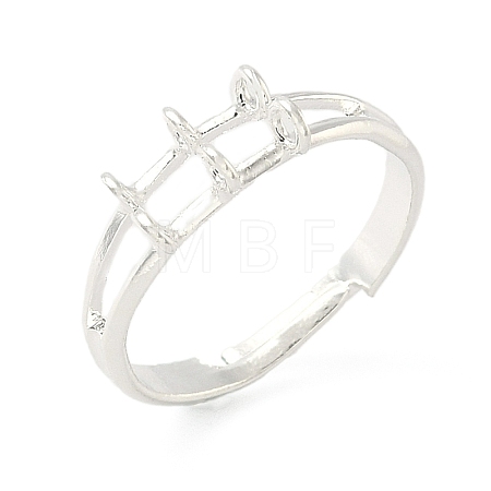 Adjustable Brass Finger Ring Trays for Hanging Pendant KK-K414-03C-S-1