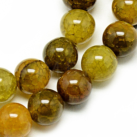 Natural Dragon Veins Agate Beads Strands G-Q948-81F-8mm-1