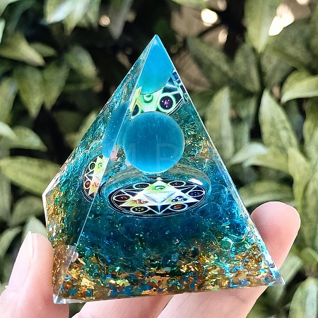 Orgonite Pyramid Resin Energy Generators PW-WGF1282-01-1