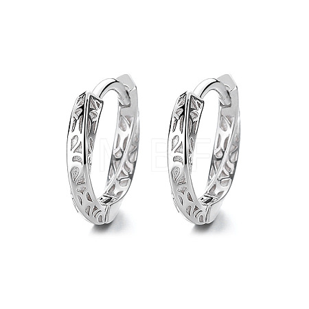 Twist Brass Hoop Earrings FS-WGA7E60-01-1