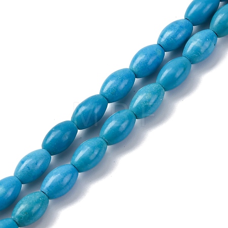 Synthetic Howlite Beads Strands G-F783-B01-01-1
