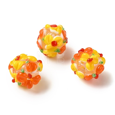 Handmade Lampwork Beads LAMP-B025-03B-13-1