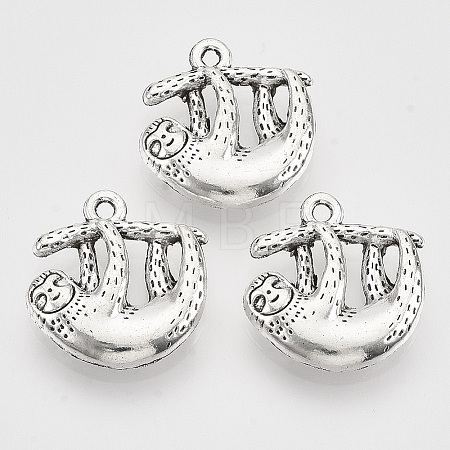 Tibetan Style Alloy Pendants LS-TIBEP-T009-11AS-RS-1