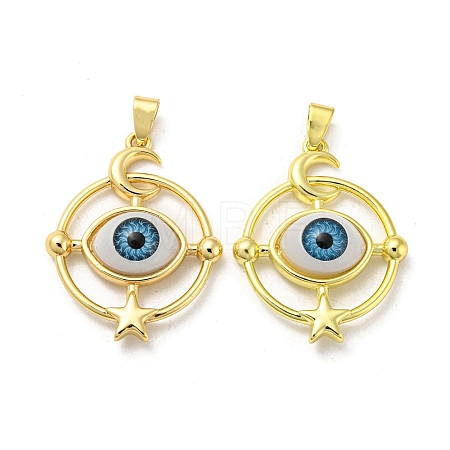 Real 18K Gold Plated Brass Pendants KK-L209-001G-09-1