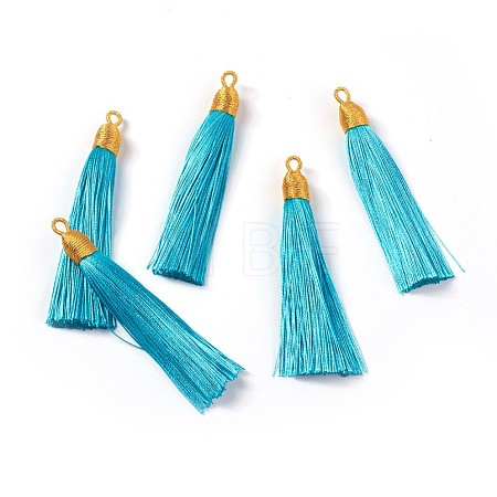 Nylon Tassel Big Pendants FIND-F008-F17-1