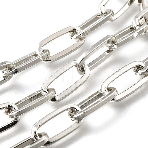 Aluminium Paperclip Chains CHA-F004-04P-1