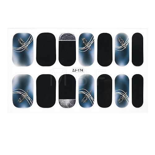 Full Wraps Nail Polish Stickers MRMJ-T078-ZJ174-1