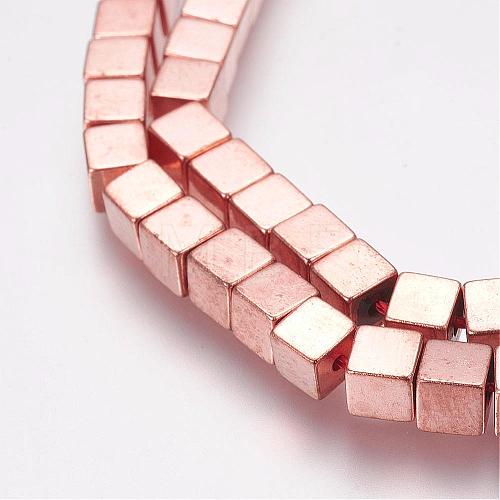 Non-Magnetic Synthetic Hematite Bead Strands G-G652-14RG-1
