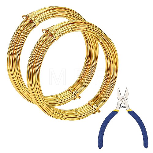 DIY Wire Wrapped Jewelry Kits DIY-BC0011-81C-04-1