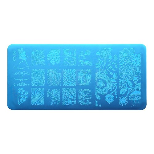 Stainless Steel Nail Art Templates Stamping Plate Set MRMJ-S048-023-1