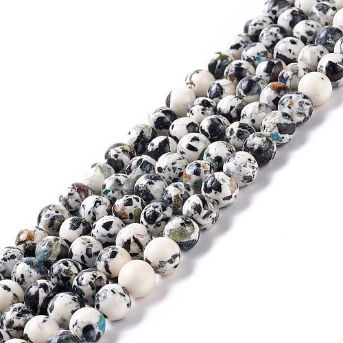 Assembled Synthetic Gemstone Beads Strands G-K317-A01-1