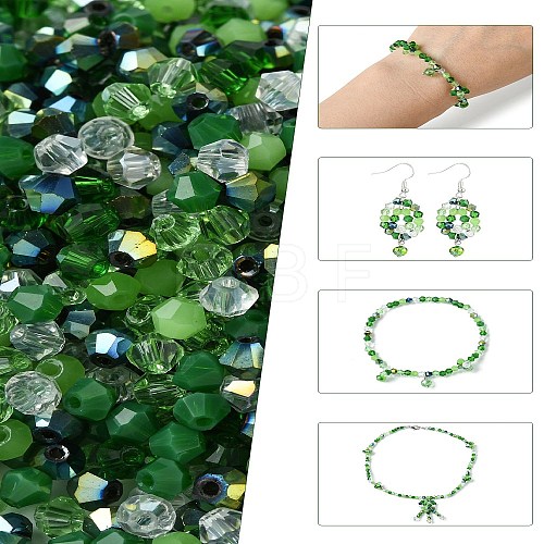 Mixed Styles Glass Beads GLAA-YWC0003-01B-1