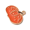 Thanksgiving Day Golden Tone Alloy Enamel Pendants ENAM-M002-02C-G-2