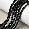 Natural Black Agate Beads Strands G-H336-A02-02-1