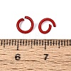 Spray Painted Iron Open Jump Rings IFIN-T017-04C-08-3