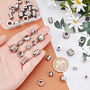 40Pcs 10 Style 304 Stainless Steel Beads STAS-DC0004-27-2