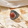 Natural Red Jasper Adjustable Rings RJEW-I108-03AS-06-2