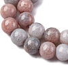 Ombre Effect Dyed Glass Beads Strands X-GLAA-T031-01O-14-4