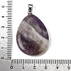 Natural Amethyst Pendants G-F820-14P-08-3