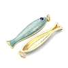 Brass Pendants KK-D019-29C-02G-2