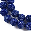 Synthetic Coral Carved Beads Strands CORA-M001-17-3