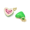 Brass Enamel Pendants KK-H259-11B-G02-2