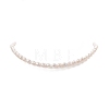 Natural Pearl Beaded Necklace with 304 Stainless Steel Clasp for Women NJEW-JN04143-4