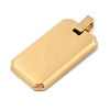 Ion Plating(IP) 304 Stainless Steel Stamping Blank Tag Pendants STAS-G346-03G-2