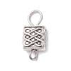 3Pcs 3 Styles Tibetan Style Alloy Links Connector Charms PALLOY-JF04435-3