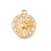 304 Stainless Steel Rhinestone Pendants STAS-E531-13G-B-1