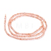 Natural Strawberry Quartz Beads Strands G-A026-A03-2mm-2