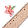 Glass Seed Beaded Pendants PALLOY-MZ01283-03-4