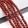 Natural Mashan Jade Beads Strands G-A255-A01-04A-1