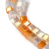 Electroplate Glass Beads Strands EGLA-F121-FR-B05-3