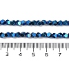 Electroplated Synthetic Non-magnetic Hematite Beads Strands G-A234-G03-01A-4